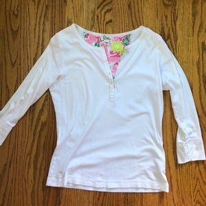 White Lilly Pulitzer Top